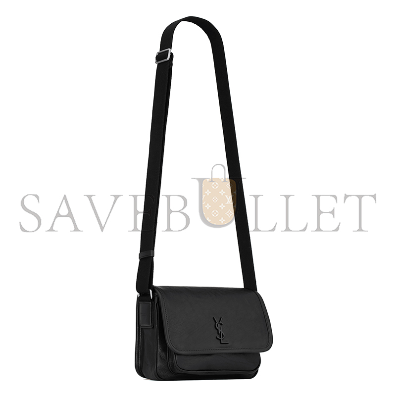 Y51 NIKI SMALL MESSENGER IN GRAINED LEATHER 776611AAGAF1000 (21*15*6cm)